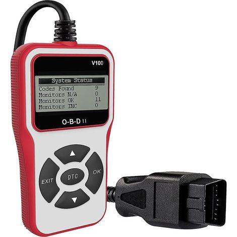 Universeller OBD-II-Scanner, Kfz-Motorfehlercodeleser, EOBD OBD 2 CAN Diagnose-Scan-Tool für