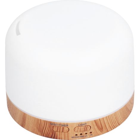 300-ml-Luftbefeuchter aus Holz mit Nachtlicht, Aromatherapie, 100–240 V, europäischer Stecker (1/5)