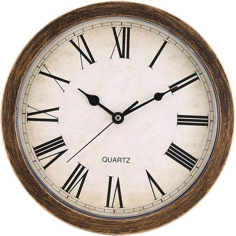 Boite A Clefs,Placards à CléS Horloge Murale Vintage Boîte Secret Boîte de Rangement Secret Horloge Horloge de Stockage Coffre-Fort Boîte de Rangement Accueil Décoration (Size : Gold)