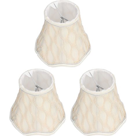 de 3 abat jour en tissu à pince style moderne pour ampoule (1/5)