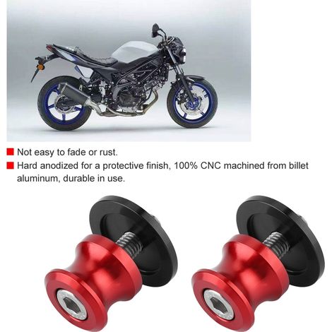 Universelle CNC-verstellbare M8 8mm Schraube für Motorradumbauten (Schwarz) (1/5)