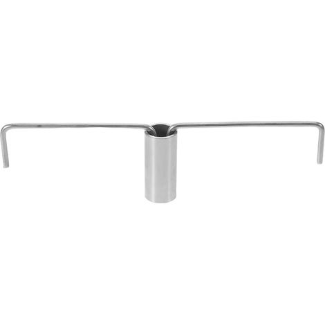 Lot de 2 Bâtonnets Mélangeurs Métalliques pour Machine à Popcorn Commerciale, Tiges de Remuage Résistantes Compatibles Machines à Pop-corn, Accessoires Faciles (1/5)