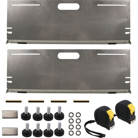 Plaque Dalignement Roue - Acier Inoxydable - Pour Mesure Angle De Pincement Sur Moyeu - Voitures SUV Pick-up - 2 Pièces (1/5)