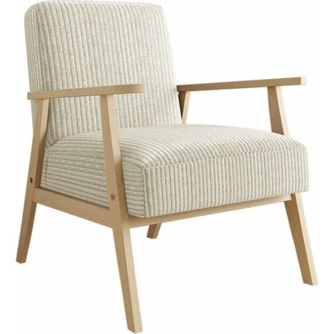 Sillón Clovis 100, Poso 100, 76x59x67cm, Tapiz, Patas: Madera, 0
