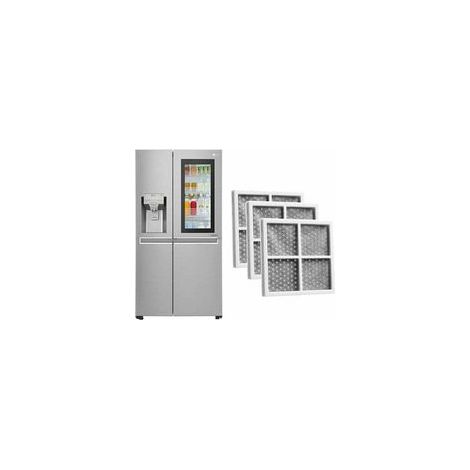 3 Pièces - à Air de Rechange LG Pure n Fresh pour Réfrigérateur,Filtre à Air de Réfrigérateur, Filtre à air pour congélateur Compatible avec LG LT120F, LFX31925SW, LFX31925SB (1/4)