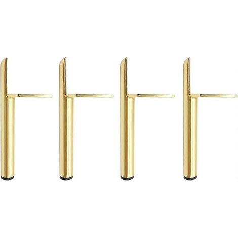 Quatre pieds en métal, adaptés aux armoires, meubles de rangement, supports TV, tables de chevet et autres meubles. Style 3. (1/5)