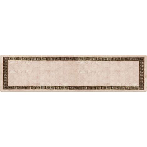 Rug Runner MARSA Black 100 x 400 cm Polyester and PVC vidaXL
