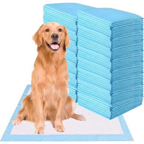 COSTWAY Almohadilla de Entrenamiento para Perros Almohadilla de Pañal Desechable Almohadilla de Higiene para Carros Gatos (75x90cm 100 Piezas) (1/5)