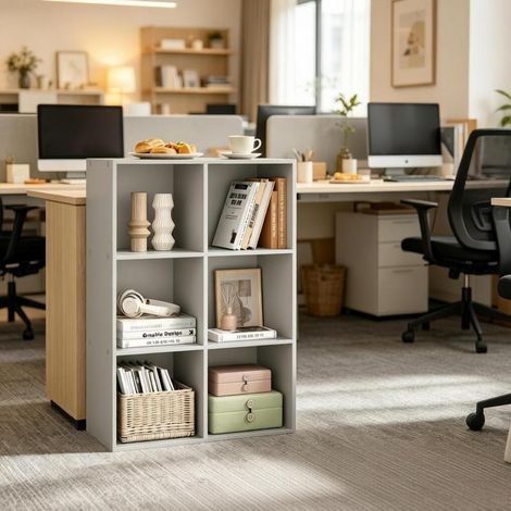 Étagère cubique élégante, présentoir, buffet pour salle à manger, étagère de rangement, classeur ouvert, bibliothèque sur pied (uniquement avec étagère cubique) (1/5)