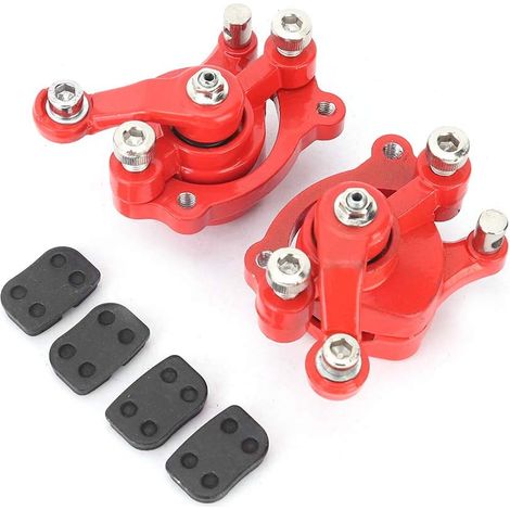Étrier de frein à disque avant arrière rouge plaquette remplacée pour Mini Moto chinoise enfant ATV Quad (1/5)
