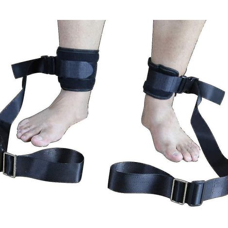 paire de dispositifs de contention médicale pour lit d'hôpital, supports de membres pour mains ou pieds, dispositifs de contention universels à dégagement rapide (pour les pieds) (1/4)