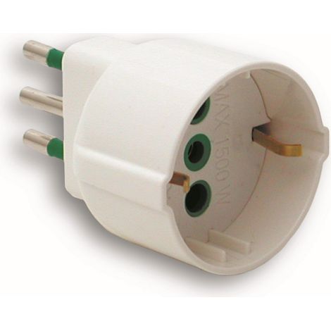 1PZ FME ART. 82.120 ADATTATORE 10A+T-SCHUKO (1/2)