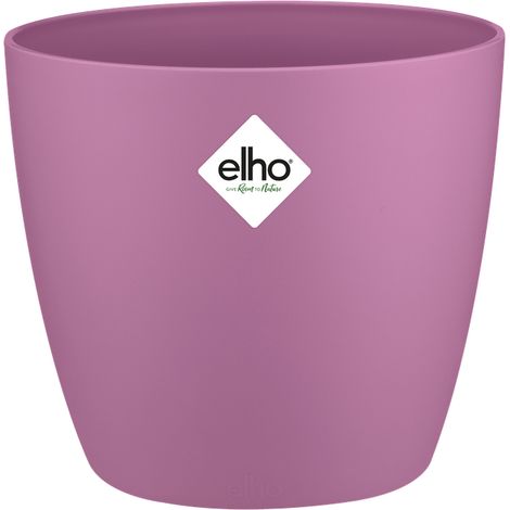 Elho Brussels Rond Mini 10,5 - Violet - Ø 11 x H 10 cm - intérieur - 100% recyclé