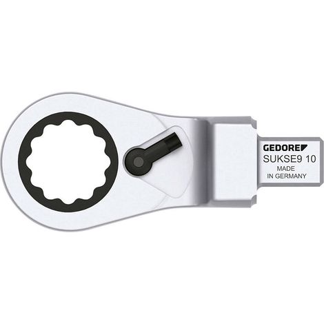 Gedore 2827735 Chiave a cricchetto ad anello a innesto 10 mm (1/3)