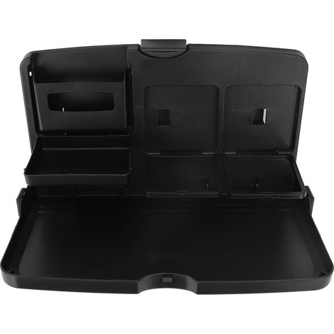 Table du Plateau de Dos de Voiture Pliable Plateaux de Nourriture à Arrière-Pied Back-menet Bac à Dossier de Voyage Multifonctionnel avec Support de Téléphone pour Le Travail de (1/5)