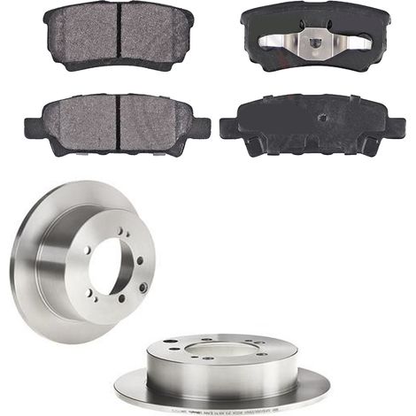 KIT FRENI POSTERIORI compatibile con MITSUBISHI OUTLANDER I (CUW) - DISCHI + PASTIGLIE OEM: P 54 034 / 17432 /SOSTITUZIONE DIRETTA/BASSA POLVERE/SILENZIOSO (1/5)