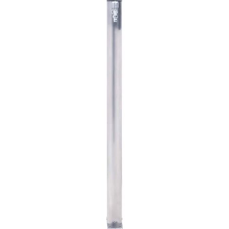 Colonne à eau de jardin 40 cm acier inoxydable rond