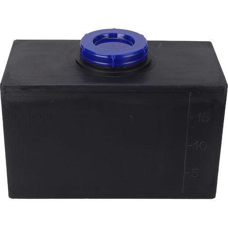 Phefop 5 Gallonen nahtloser Wassertank, anpassungsfähiger, wasser- und kältebeständiger Speichertank für schwarze Yates-Wohnwagen.