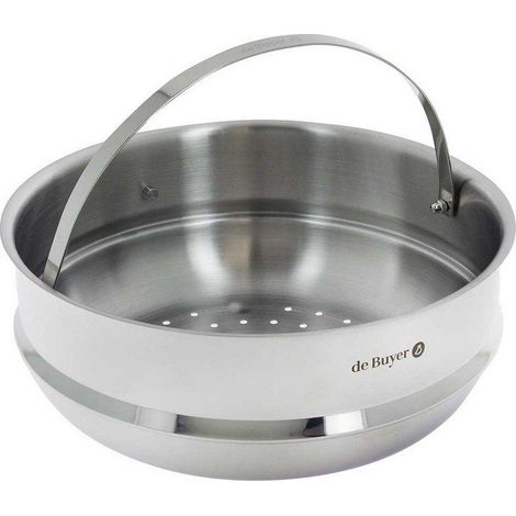 Cuit-vapeur passoire en inox 24cm - De Buyer - 3675.24 (1/2)
