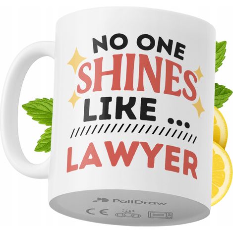 Tazza divertente e umoristica per avvocato, ideale per caffè e tè, con grafica e testo divertenti. Perfetta per compleanni, onomastici e festività. Tazza premium per occasioni speciali, per casa, uffi (1/5)