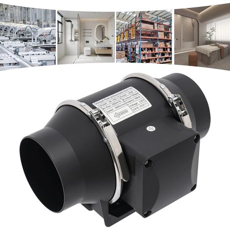 Fumo ventola di scarico inline duct fan 220 m3 / h 100mm regolatore intelligente duct fan blower per crescere tenda, ventilazione e ventilatore supplementare