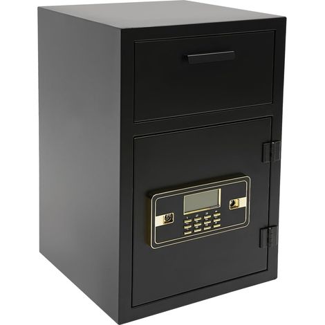 Cassaforte di sicurezza e cassaforte aziendale, cassaforte di sicurezza resistente con chiavi, cassaforte con fessura di caduta, cassaforte con serratura per contanti per ufficio domestico, negozio al