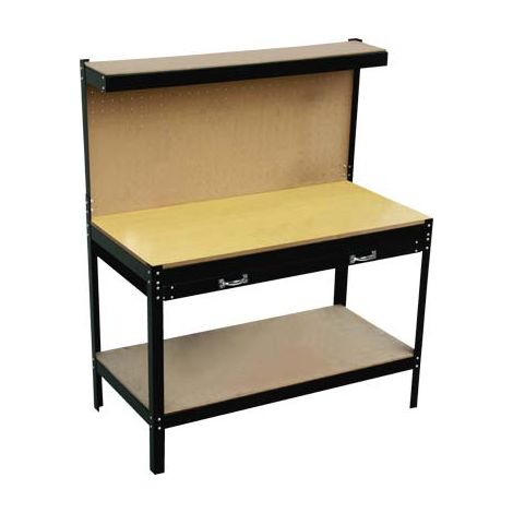 BANCO DA LAVORO EFFE  PIANO MDF CM. 120X60X H 155 C/CASSETTO