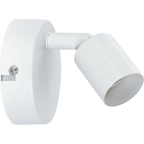 Spot Carolina max 1x10W GU10 Blanc mat 230V Métal - (1/5)