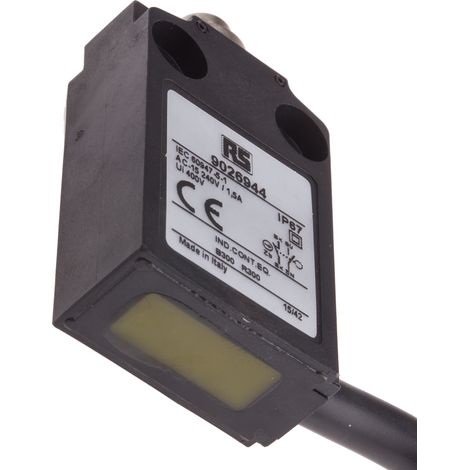 Interrupteur de fin de course RS PRO, Poussoir, NO/NF, 5A, 240V ( Prix pour 1 ) (1/2)