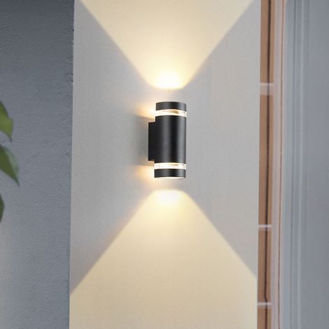Moderne Außenwandleuchte mit Dämmerungssensor, wasserdicht, rostfrei – warmweiß (1/5)