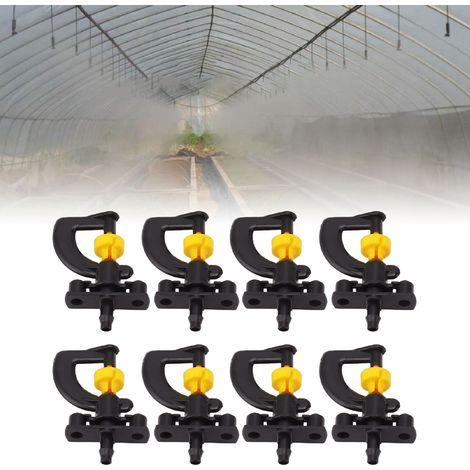 Boquillas atomizadoras tipo G – 20 unidades – Humidificación y refrigeración profesional – PP – Para agricultura, jardín y patio. (1/5)