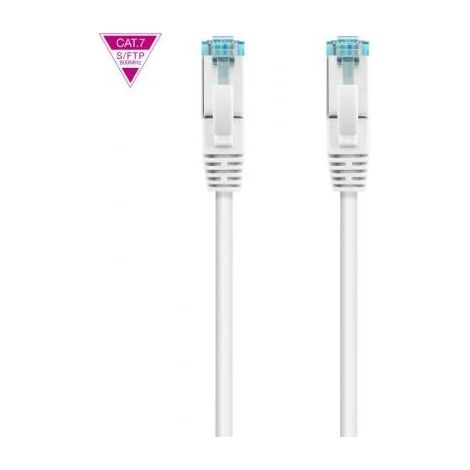 Rj45 Cat7 S/ftp Cu 1m Weiß Nanokabel 10.20.1701-w