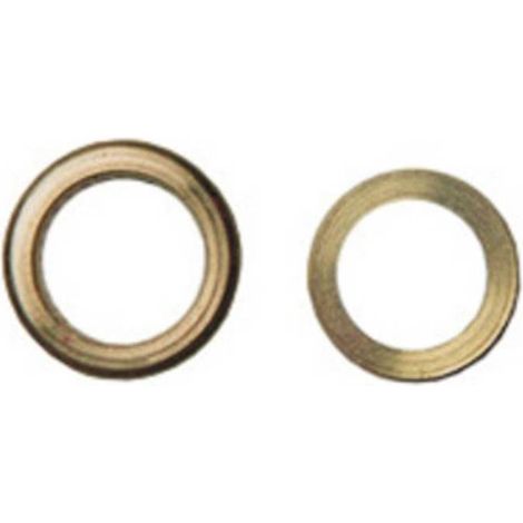100 x RONDELLA ALZAPORTA OTTONE D  8 MM