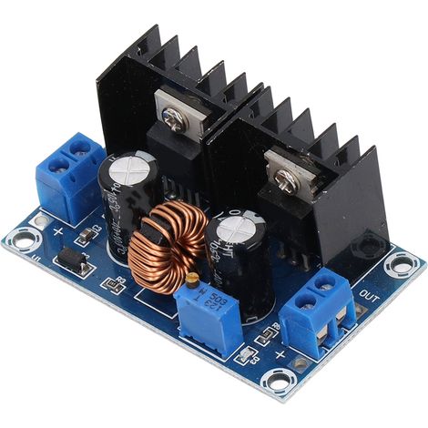 Module d'alimentation régulée DC 4-38V, abaisseur PWM haute puissance à courant constant et tension constante, contrôle précis pour projets électroniques (1/5)