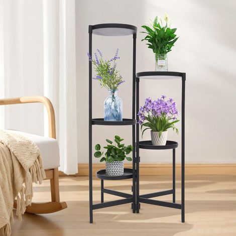 Porte - plantes d'intérieur et d'extérieur, présentoir de plantes de 5 étages de hauteur, décor ouvert
Étagère, maison, bureau, magasin, jardin (1/5)