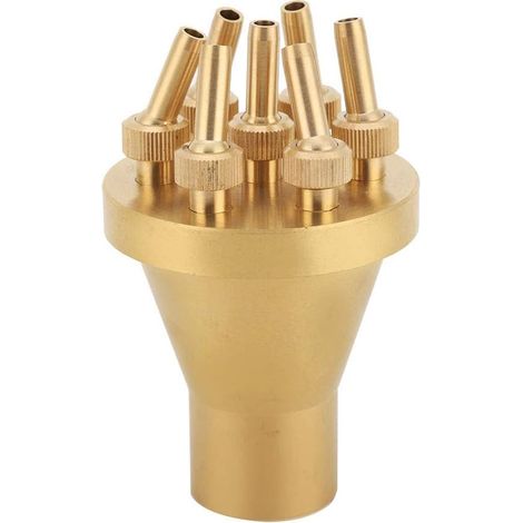 Buse de fontaine centrale droite à 2 niveaux DN25 de 1 pouce, outil de pulvérisation pour bassin de jardin et étang. (1/5)