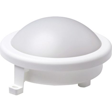 Aplique Led Exterior 8W 3000K/6500K IP44 Redondo Blanco