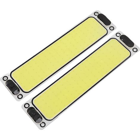 lampes de lecture intérieures pour voiture, 108 COB, 32 W, 600 lm, 6000 K, panneau LED, plafonnier, IP54