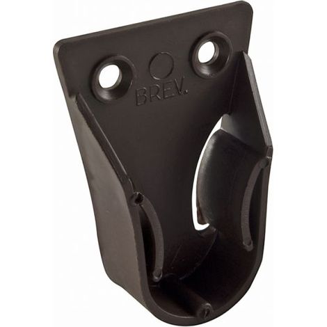 MASIDEF - 2 PEZZI - SUPPORTI REGGITUBO IN PLASTICA RESISTENTE COLORE MARRONE - PER TUBI Ø20MM