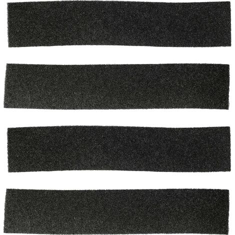vhbw 4x Schaumfilter für Einfüllring kompatibel mit Miele EcoCare T 8000 WP Wäschetrockner - Ersatzfilter-Set