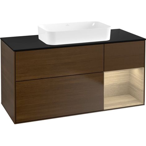 Villeroy & Boch F712PCGN meuble sous-bassin Finion F71 (1/2)