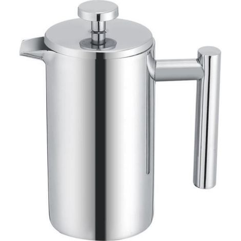 Cafetière À Piston - Acier Inoxydable Double Paroi - 350 ml - Pour Café Et Thé (1/4)