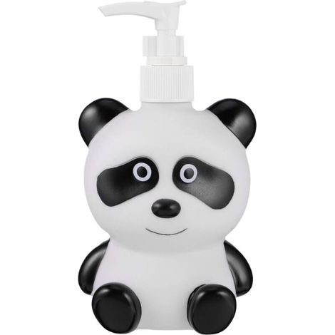 300ML Soap Dispenser Bottles Cute Panda Pump Refillable Empty Bottles for Kids Liquid Soap Shampoo Lotions Hand Dispensers Kitchen Bath