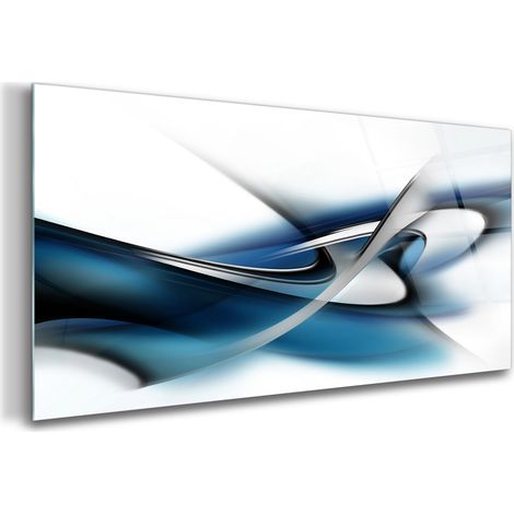 Tableau sur verre – 100 x 50 cm - Tableau mural décoratif - Verre Décorative - Art Moderne (1/5)
