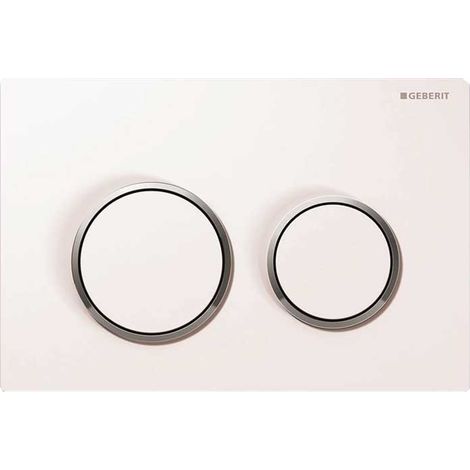 "PLACCA DI COMANDO """"OMEGA 20"""" Bianco/ Cromato/ Bianco"