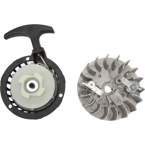 Lanceur à rappel avec volant moteur, silencieux et performant, pour mini pocket bike et quad ATV 47-50CC, démarreur à corde robuste. (1/5)