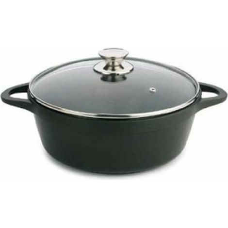 COCOTTE HAUTE 28CM NOIR FONTE ALU (1/5)
