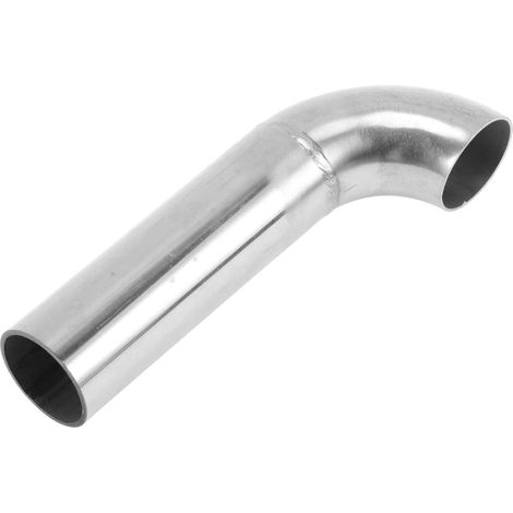 1.26" OD 90° Coude À Mandrin Longueur 3.9" T304 Acier Inoxydable Tube D'Échappement Polissage L Tube Prolongé Pour Soudage Main Courante HVAC (1/5)