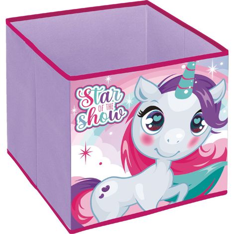 Cube de rangement - Licorne - Star Of Show