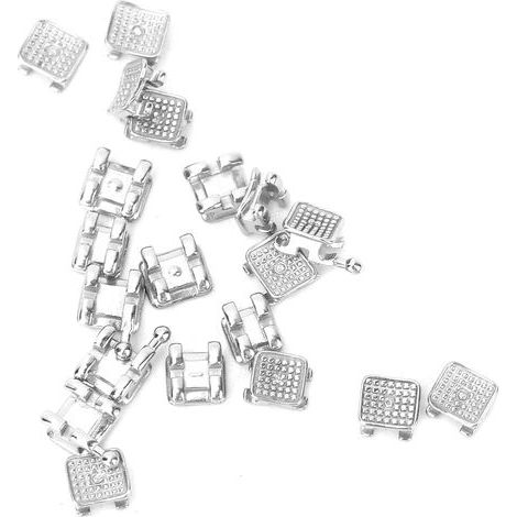 20Pcs Dental Orthodontic Edgewise Brackets Braces for Orthodontic Treatment (Standard 3 Hook) (1/5)